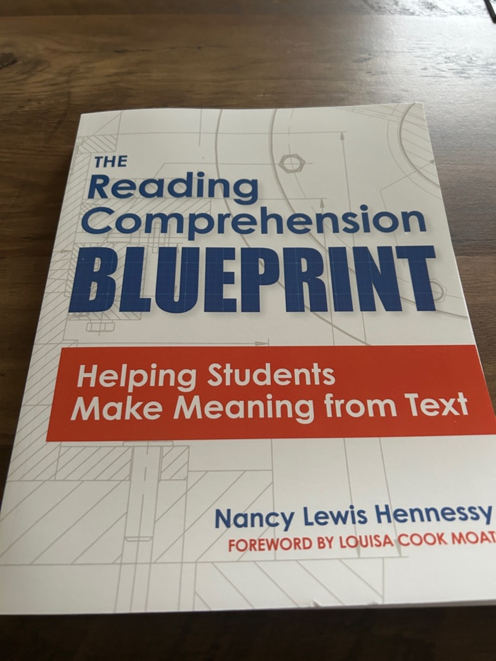 The Reading Comprehension Blueprint - White & Blue Cover